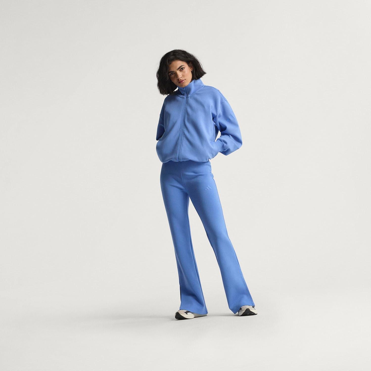 imageadidas Womens All Szn Soft Lux Flared PantsBlue Fusion