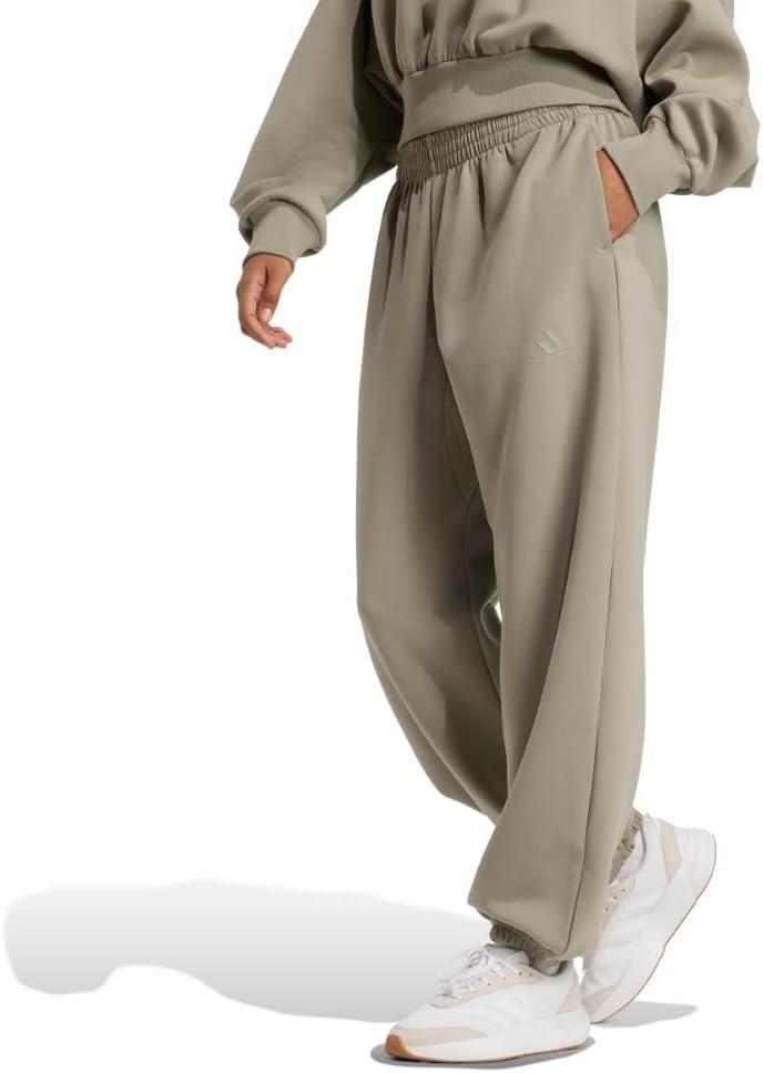 imageadidas Womens All Szn Soft Lux Loose PantsSilver Pebble