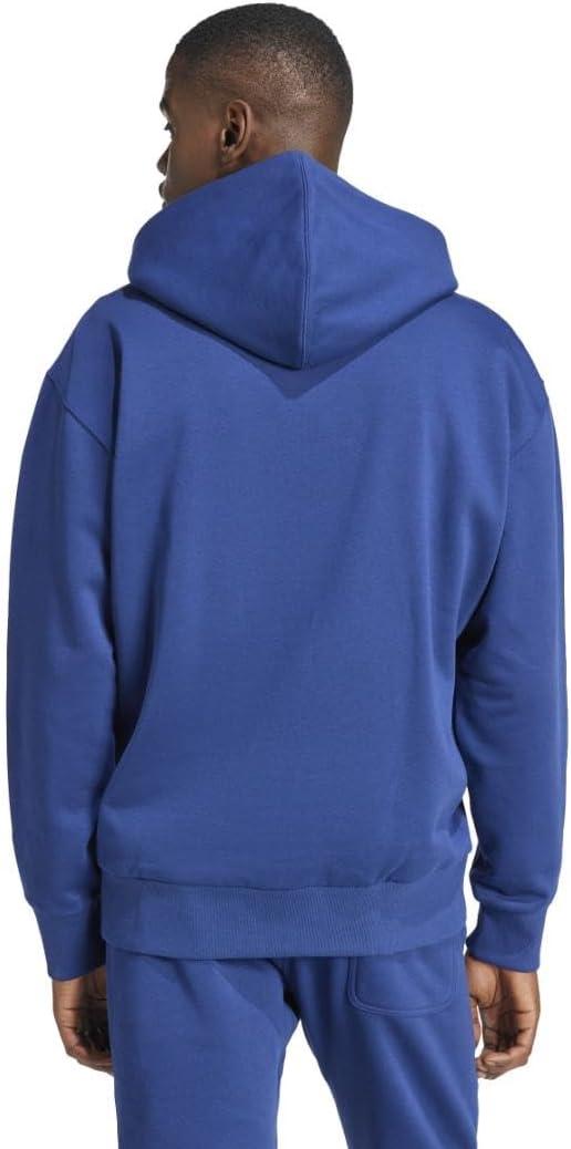 imageadidas mens All Szn Fleece Fullzip HoodieDark Blue