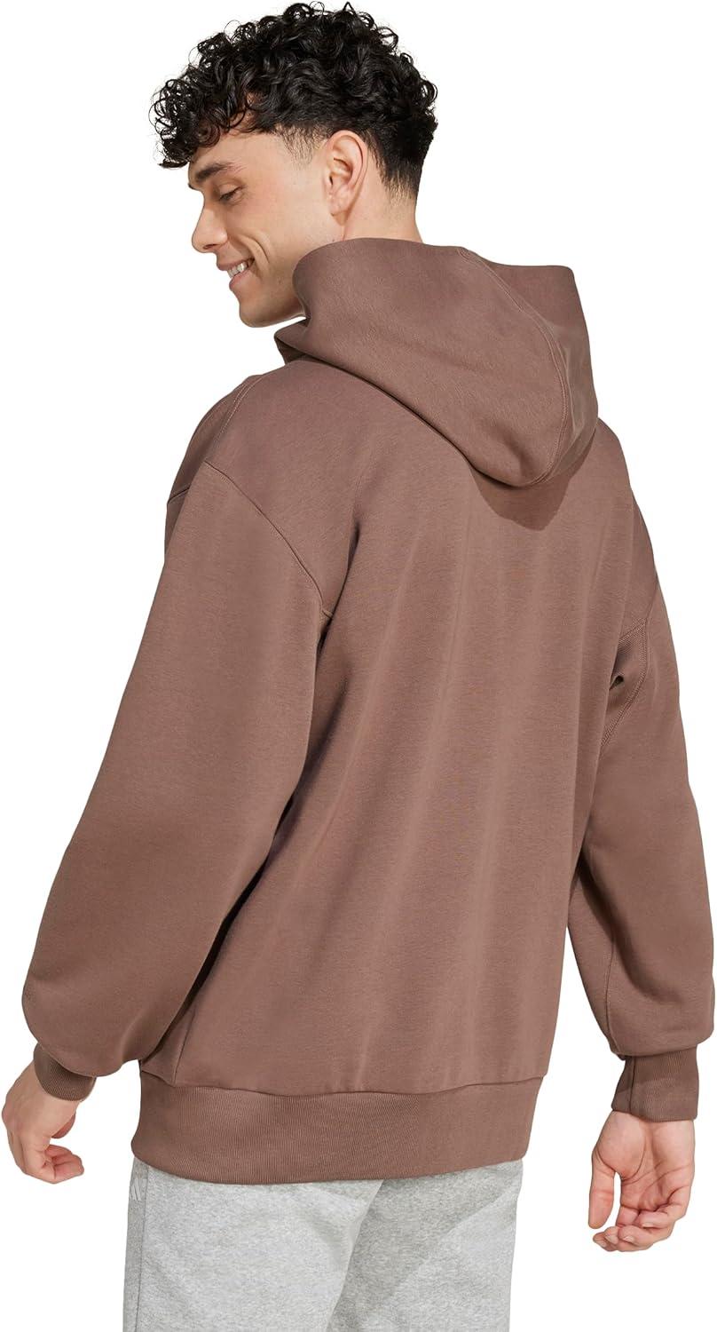 imageadidas mens All Szn Fleece Fullzip HoodieEarth Strata