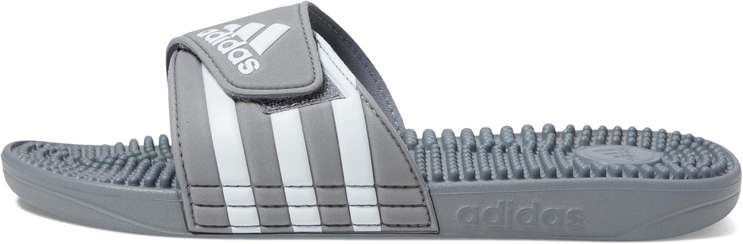 imageadidas unisexadult Adissage SlidesSandalGreyWhiteGrey