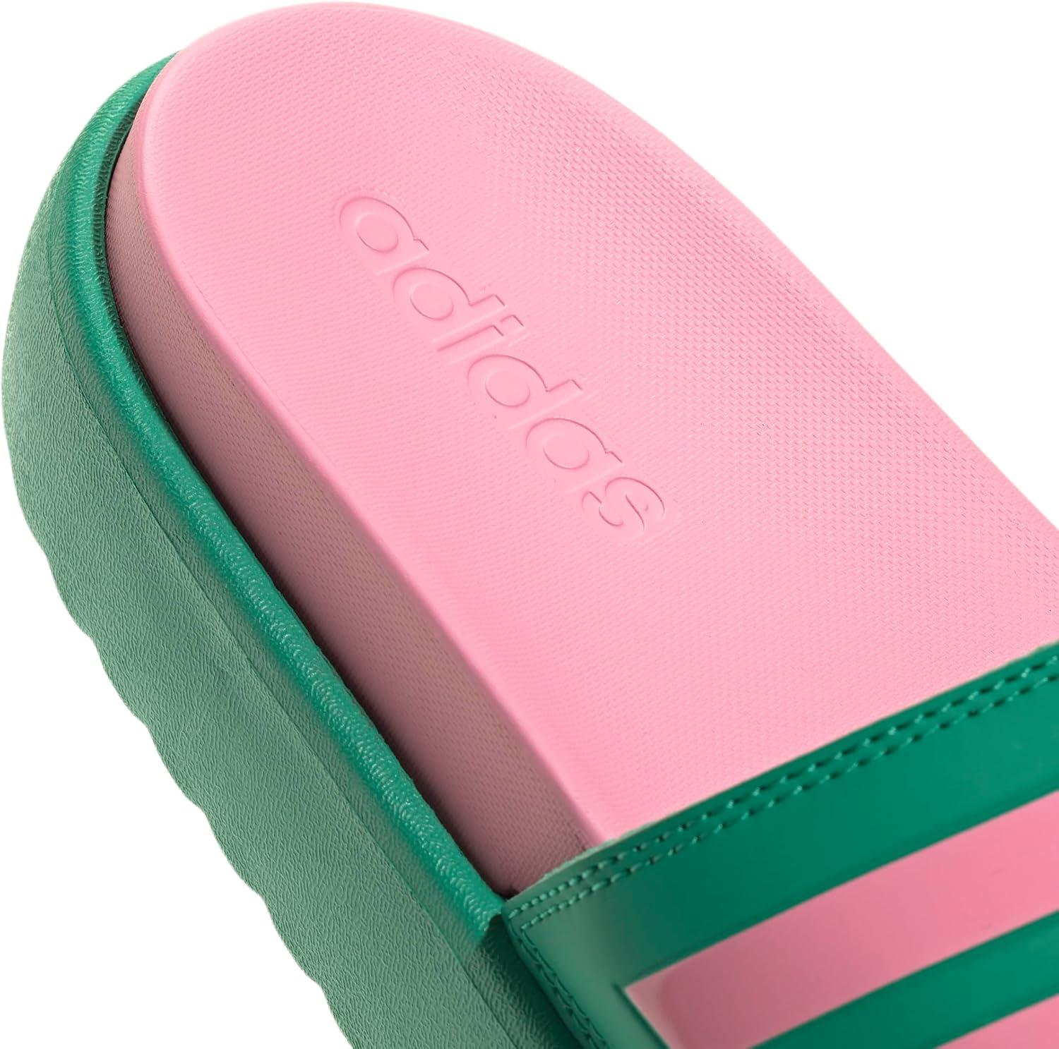 imageadidas womens Adilette PlatformCourt GreenBliss PinkBliss Pink