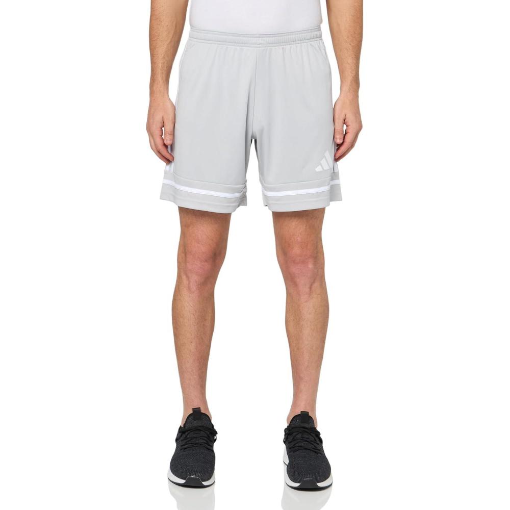 imageadidas Mens Squadra 25 ShortsTeam Light GreyTeam Light GreyWhite