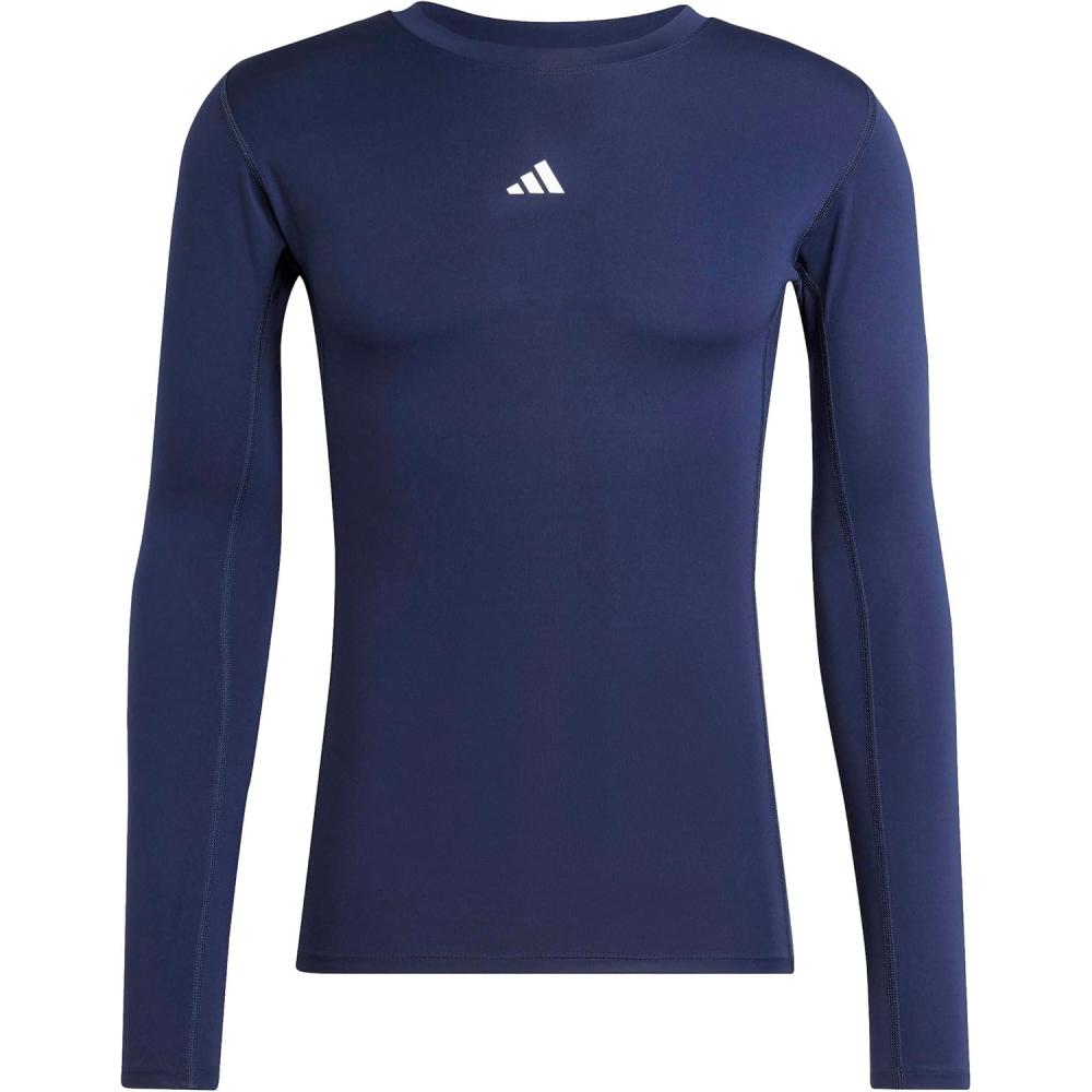 imageadidas Mens Techfit Compression Long Sleeve Training TShirtInk