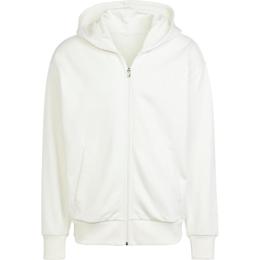 imageadidas mens All Szn Fleece Fullzip HoodieOffwhite