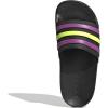 imageadidas Kids Adilette Shower SlideBlackFlash PinkSolar Yellow