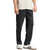 imageadidas Mens 3Stripes Tricot Opem Hem Track PantsBlackBlack