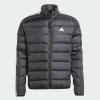 imageadidas Mens Essentials 3Stripes Light Down JacketBlack