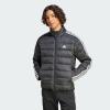 imageadidas Mens Essentials 3Stripes Light Down JacketBlack