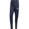 imageadidas Mens Sereno Cut 3Stripes Slim Tapered PantsLegend InkWhite