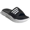 imageadidas UnisexAdult Alpharesponse 20 Slide SandalBlackWhiteWhite