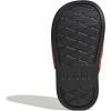 imageadidas UnisexChild Adilette Estrap Slide SandalBright RedBlackBlack