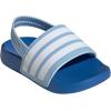 imageadidas UnisexChild Adilette Estrap Slide SandalClear SkyWhiteBright Royal