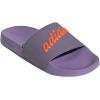 imageadidas Womens Adilette SlideShadow VioletImpact OrangeViolet Fusion
