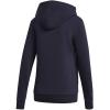 imageadidas Womens Essentials Linear Fleece HoodieLegend InkSignal Pink