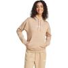 imageadidas Womens Essentials Linear Fleece HoodieWarm SandstoneWhite