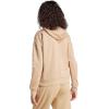 imageadidas Womens Essentials Linear Fleece HoodieWarm SandstoneWhite