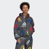 imageadidas Womens Essentials MultiColored Logo WindbreakerCarbonMulticolorWhite