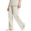 imageadidas Womens Essentials Small Logo Feelcozy Open Hem PantsWonder AluminaWhite