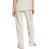 imageadidas Womens Essentials Small Logo Feelcozy Open Hem PantsWonder AluminaWhite