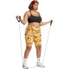 imageadidas Womens Farm Bike ShortsSemi SparkBright OrangeShadow Red