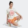 imageadidas Womens Farm Bike ShortsUnity OrangeOff White