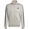 imageadidas Mens 3Stripes Tricot Track TopSilver Pebble