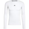 imageadidas Mens Techfit Compression Long Sleeve Training TShirtWhite