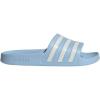 imageadidas Womens Adilette Aqua Slide SandalGlow BlueZero MetallicZero Metallic