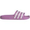 imageadidas Womens Adilette Aqua Slide SandalPreloved PurpleOff WhiteGrey