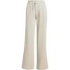 imageadidas Womens Essentials Small Logo Feelcozy Open Hem PantsWonder AluminaWhite