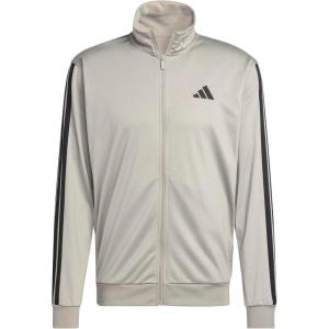 imageadidas Mens 3Stripes Tricot Track TopSilver Pebble