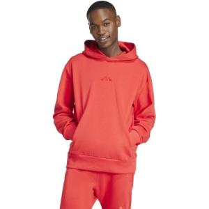 imageadidas Mens All SZN Fleece Sportswear Hoodie Pure Ruby LargeTall