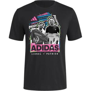 imageadidas Mens Messi X Mahomes Jersey Swap TShirtBlackMessi X Mahomes