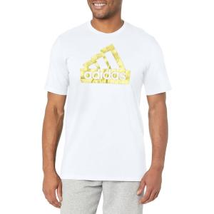 imageadidas Mens Tall Size Future Icons Metallic TShirtWhite