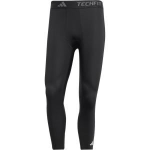 imageadidas Mens Techfit Compression 34 Training TightsBlack