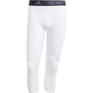 imageadidas Mens Techfit Compression 34 Training TightsWhite