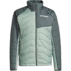 imageadidas Mens Terrex Multi Synthetic Insulated Hiking JacketSilver GreenIvy
