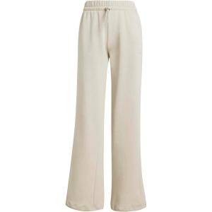 imageadidas Womens Essentials Small Logo Feelcozy Open Hem PantsWonder AluminaWhite
