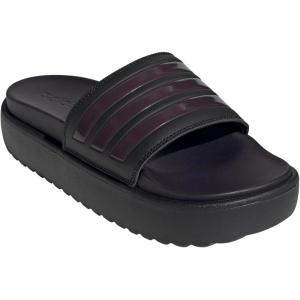 imageadidas womens Adilette PlatformBlackAurora MetAurora Black