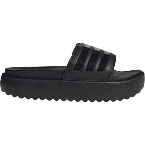imageadidas womens Adilette PlatformBlackBlackBlack
