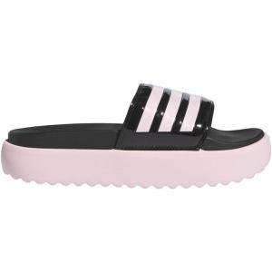 imageadidas womens Adilette PlatformBlackClear PinkClear Pink