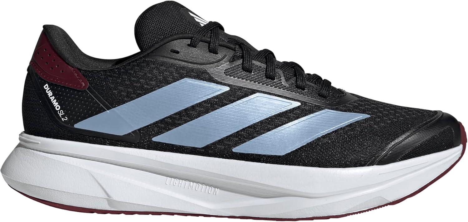 imageAdidas Mens Duramo Sl 2 RunningBlackBlueShadow Red