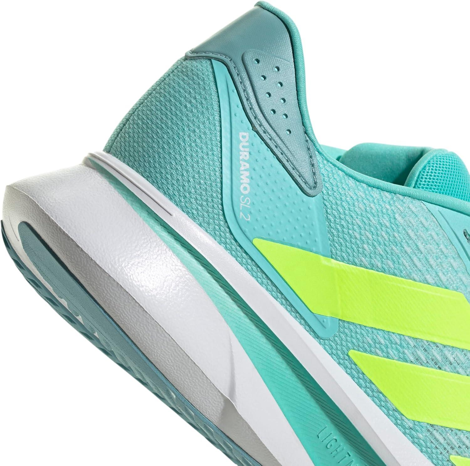 imageAdidas Mens Duramo Sl 2 RunningFlash AquaLucid LemonMint Ton