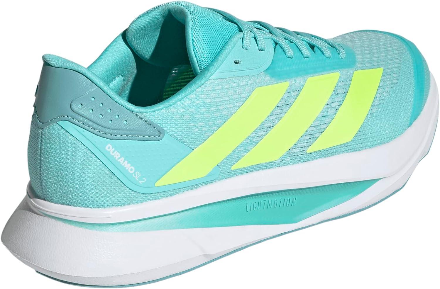 imageAdidas Mens Duramo Sl 2 RunningFlash AquaLucid LemonMint Ton