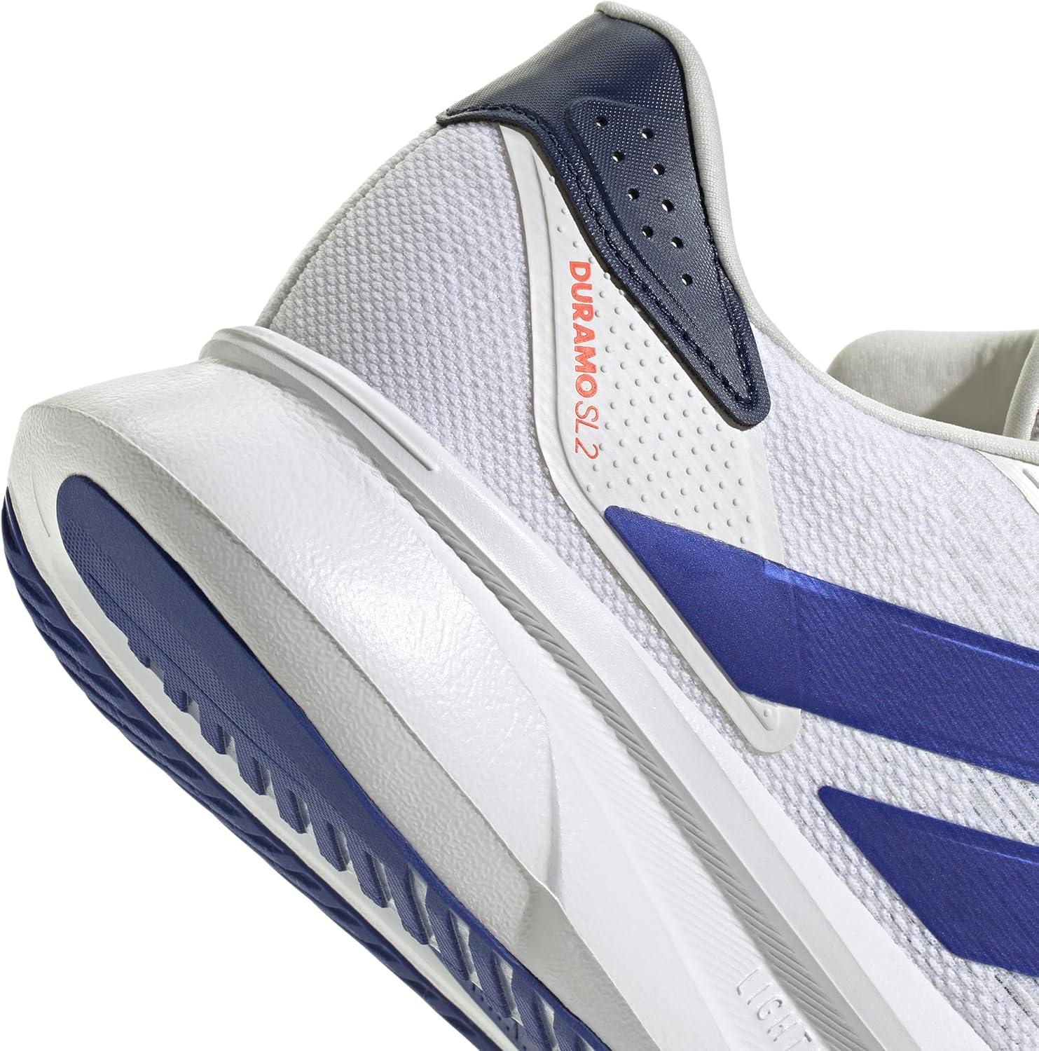imageAdidas Mens Duramo Sl 2 RunningWhiteLucid BlueDark Blue