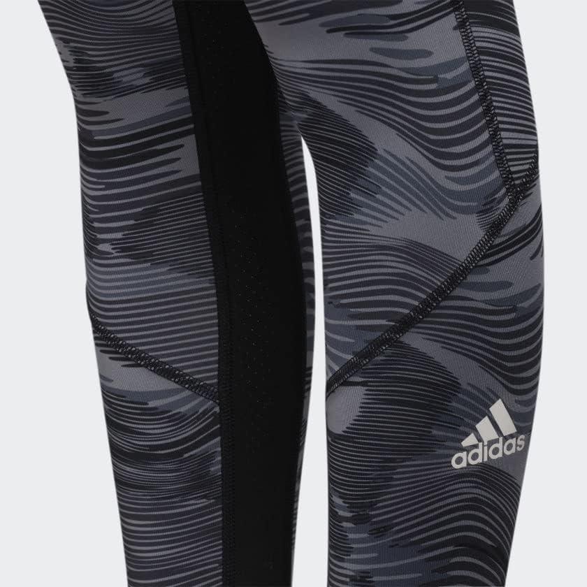 imageadidas Boys Aeroready Techfit Compression Pants TightsBlack Camouflage