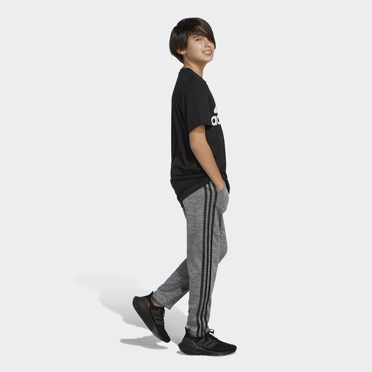 imageadidas Boys Indicator Plus Size PantsCharcoal Grey Heather