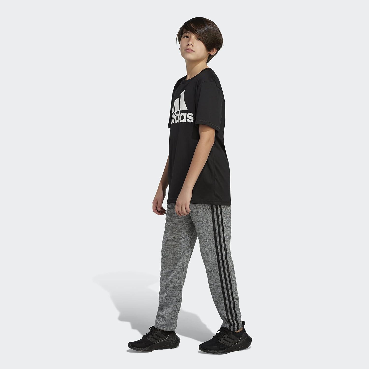 imageadidas Boys Indicator Plus Size PantsCharcoal Grey Heather