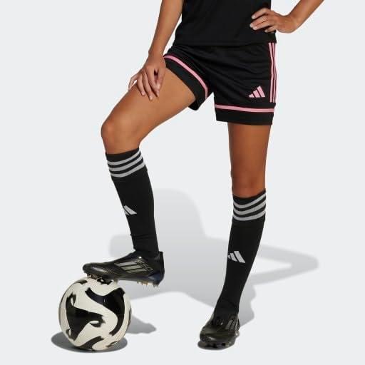 imageadidas Girls Squadra 25 ShortsBlackBlackEasy Pink